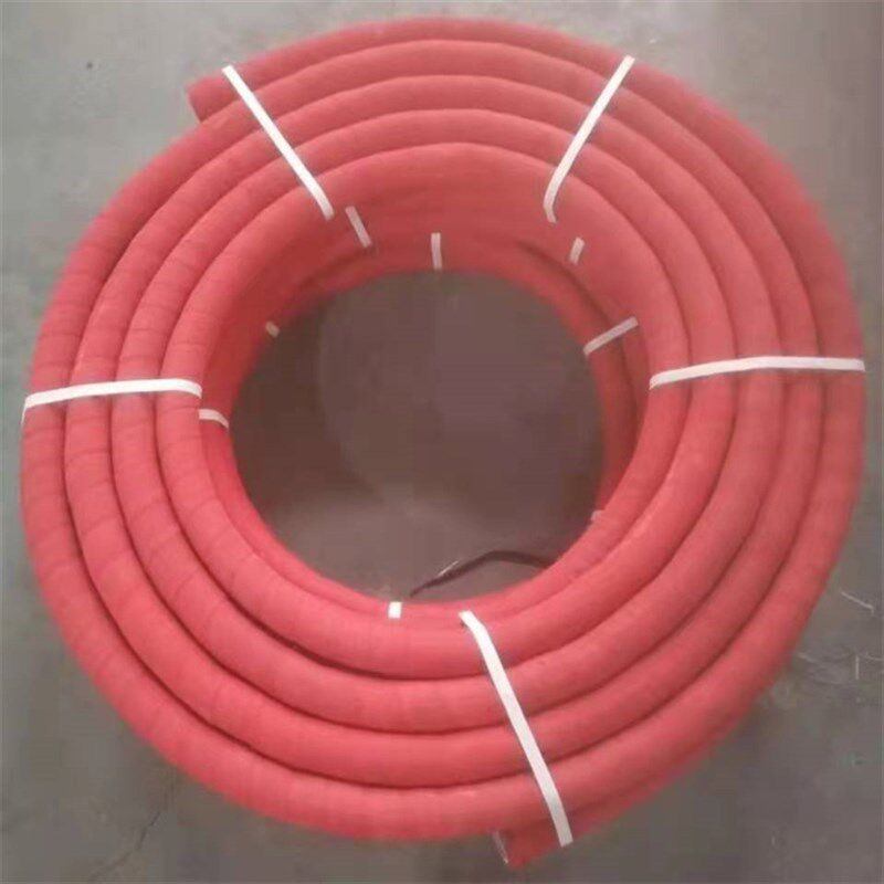 200度耐高温蒸汽缠绕橡胶管黑色夹布耐酸碱耐腐蚀耐高温专用橡胶