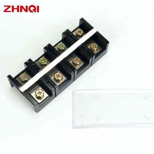 TC-6004组合式导轨接线端子台600A大电流4位端子排连接器4节