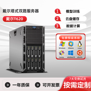 戴尔T640T420T620T630服务器塔式 主机储阵列数据库至强铂金双路