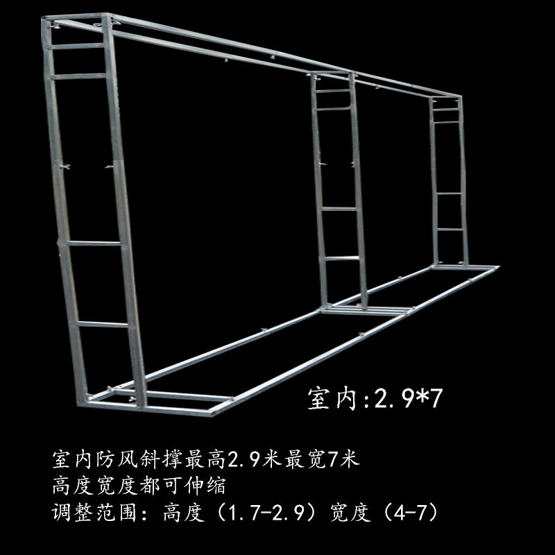 爆品婚庆道具双层背景架纱幔婚礼迎宾合影区舞台喷绘支架伸缩桁品
