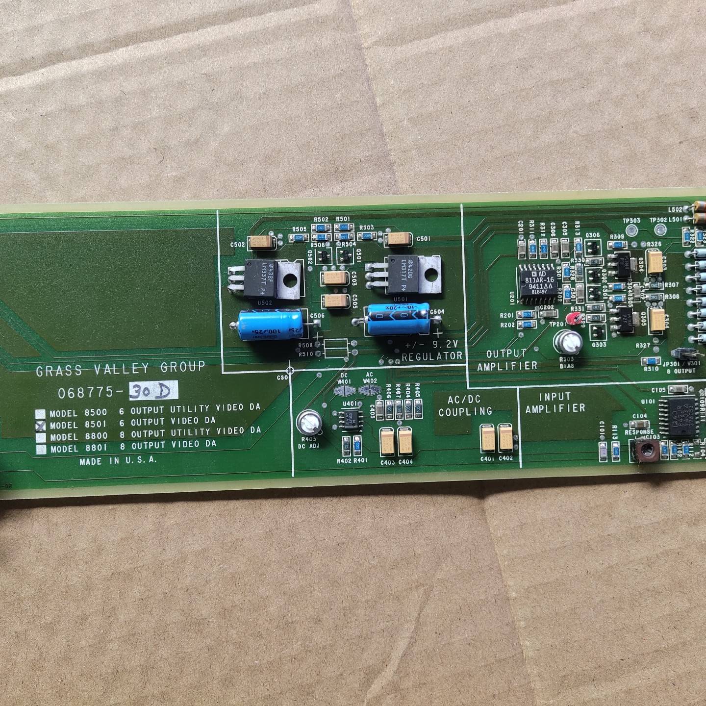 议价进口音频板  带AD811AR－16  AD842J适用