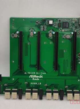 议价华擎机架式 3U16N-LB 机器 多PCI槽 扩展适用