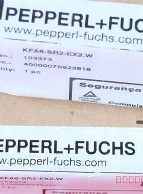 议价P+F 103373 倍加福开关放大器 KFA6-SR2适用
