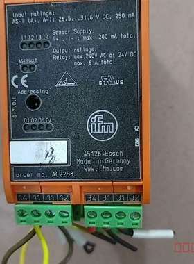 议价IFM德国模块控制器45128 Essen AC2258适用