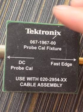 议价Tektrox泰克差分探头P7513A前端校准模适用