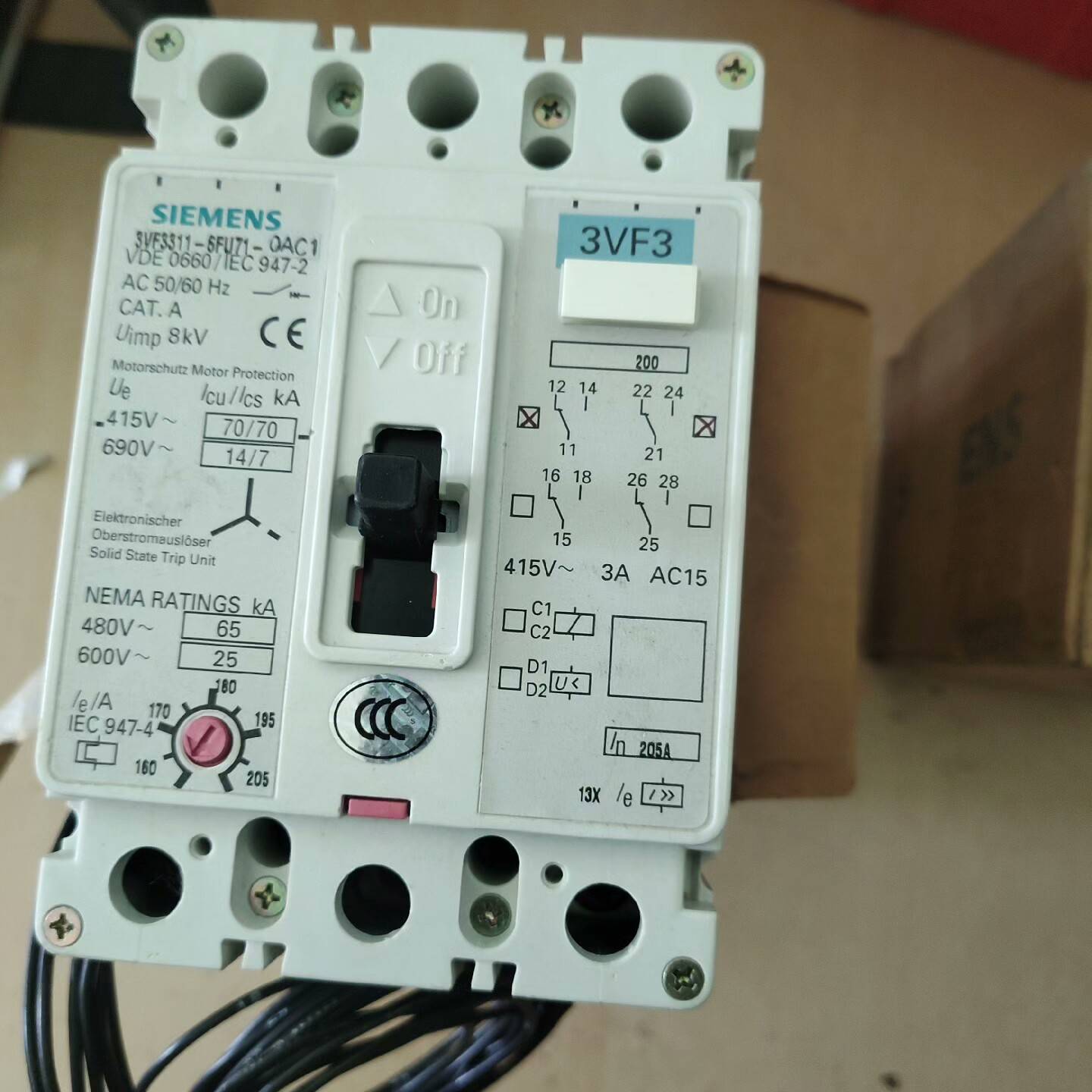 议价断路器 3vf3311-6fu71-0ac1 205适用