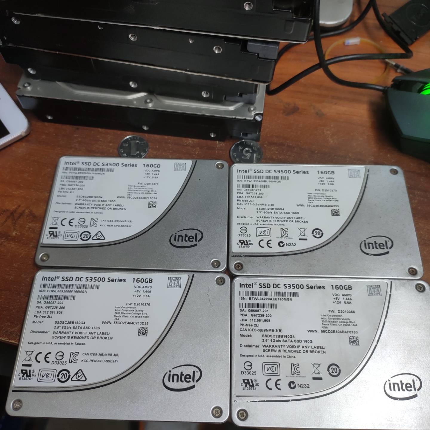 议价英特尔S3500 160GB企业级固态硬盘(成色适用