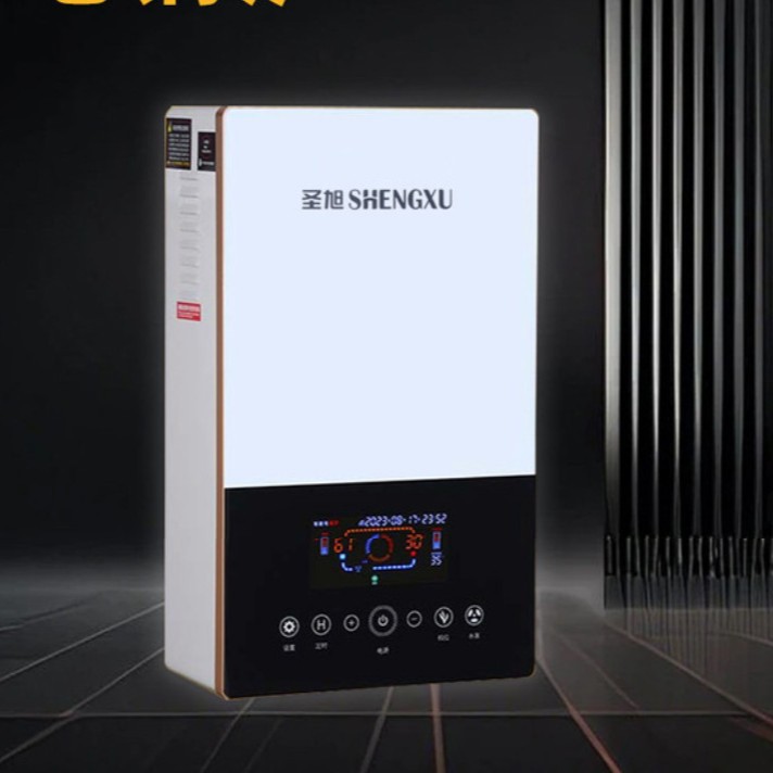 紫铜电锅炉生产厂家220v家用电采暖炉380v连接地暖用节能电壁挂炉