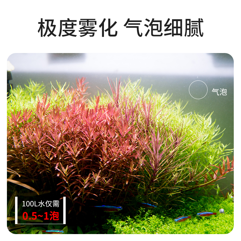 【白兰水族】二氧化碳co2外置细化器缸外安装雾化效果好寿命长