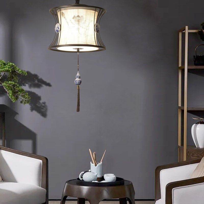 中国风禅意复古吊灯过道走廊玄关卧室书房茶楼饭厅灯新中式灯具,家装灯饰光源,餐厅吊灯,淘宝优惠券,粉丝福利购,淘宝优惠卷