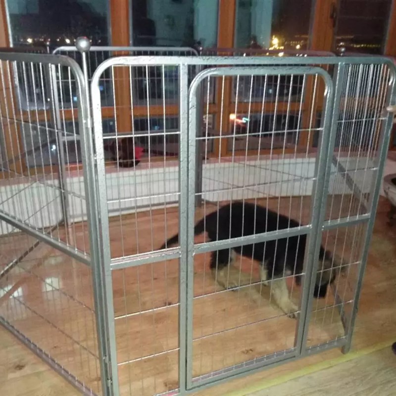 狗围栏大型犬狗栅栏户外室内中小金属狗笼包邮宠物围栏大型栅栏