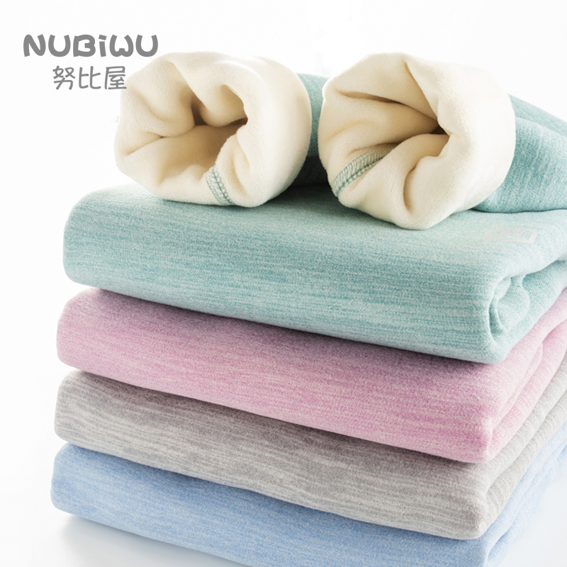 儿童保暖内衣套装男童内穿女童打底保暖衣德绒加绒加厚秋衣秋裤