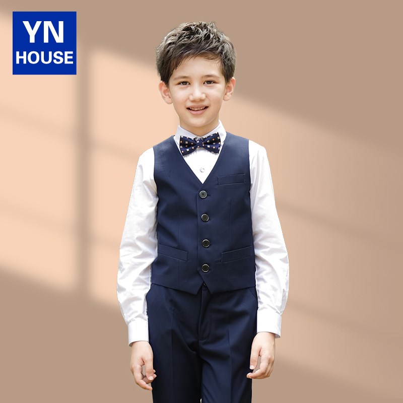 儿童礼服小男孩宝宝宴周岁演出套装主持人花童西装主持人婚礼服装