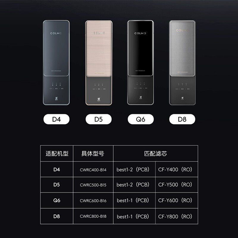 colmo科慕净水器滤芯CWRC500-B15 600-B16 700-B105 800-B18D5678