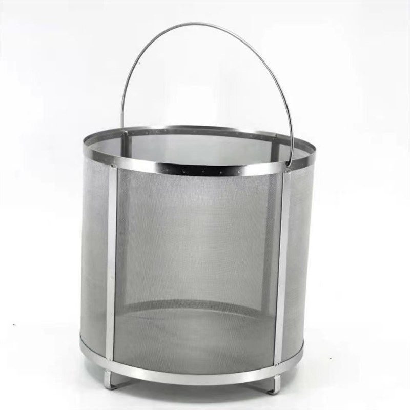 304不锈钢啤酒过滤器网桶酿米吊筒麦芽烧煮鱼缸粪便分离杂质隔离