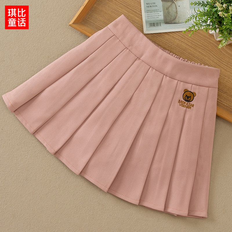 女童半身裙百褶裙夏季新款儿童夏装短裙女孩中大童白色学院风裙子,童装/婴儿装/亲子装,半身裙,淘宝优惠券,粉丝福利购,淘宝优惠卷