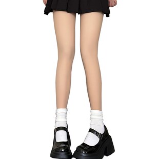 一体加绒丝袜打底裤 袜 高腰收腹肉色冬季 水光袜光腿神器女春秋薄款