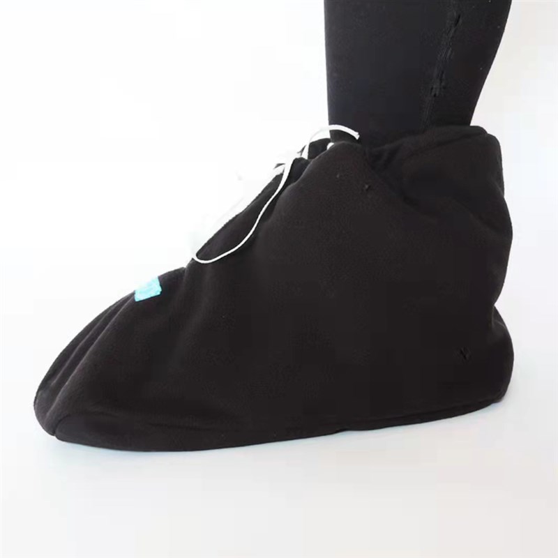 雨其琳骨折专用袜子脚打石膏穿的保暖鞋加绒脚部脚套秋冬抗菌防尘