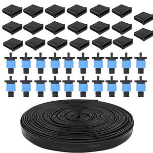 花园草坪园林滴灌渗灌管PE橡胶渗水管滴灌节水管施肥灌溉地埋管