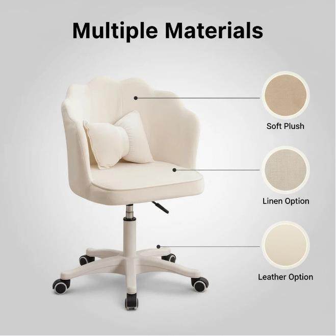 当天发椅子靠背椅轻奢梳妆台椅子网红美甲花瓣椅卧室可旋转化妆凳,电子/电工,接线端子,淘宝优惠券,粉丝福利购,淘宝优惠卷