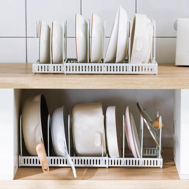 厨房置物架可调节伸缩橱柜内锅具厨具收纳放锅架台面碗碟架锅盖架,基础建材,脚轮/万向轮,淘宝优惠券,粉丝福利购,淘宝优惠卷