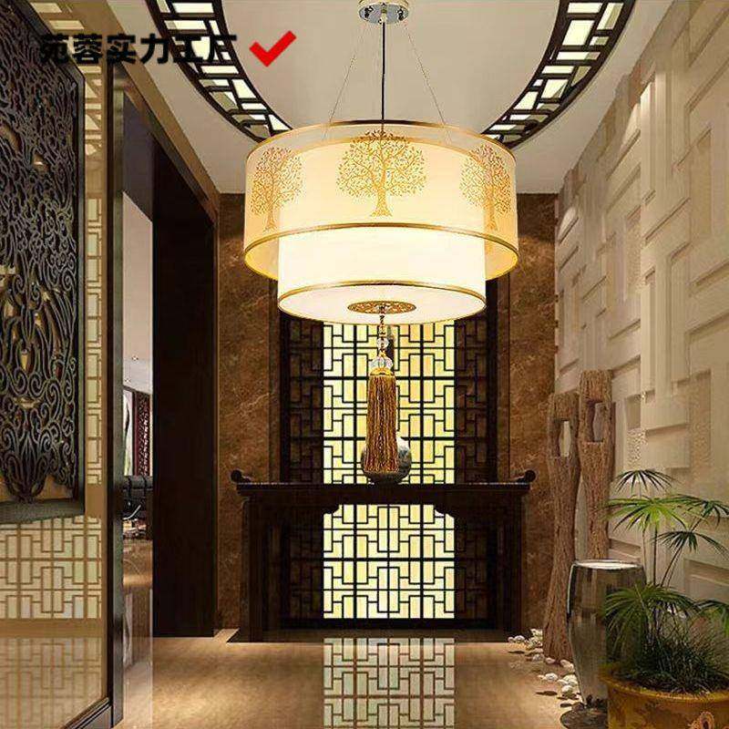 新中式吊灯仿古圆形茶楼餐厅阳台火锅店包间过道走廊中国风灯具,电子/电工,接线端子,淘宝优惠券,粉丝福利购,淘宝优惠卷