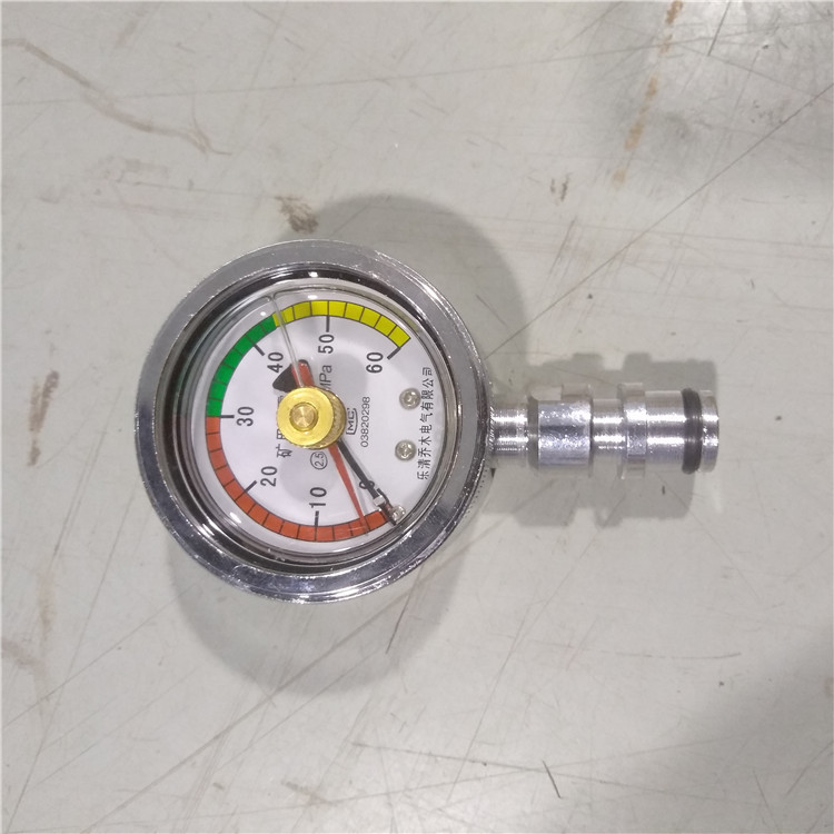 不锈钢压力表 双针耐震压力表 BZY60D悬挂式 矿用综采耐震压力表