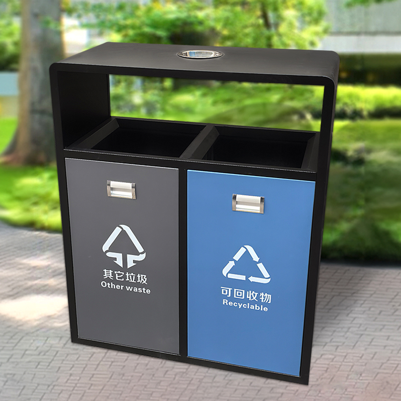 户外垃圾桶不锈钢分类环卫果皮箱