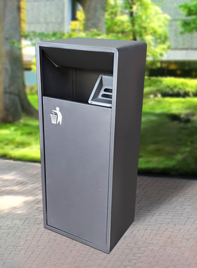 聚亮不锈钢分类酒店垃圾桶商场售楼部商用室内商场公共场所果皮箱