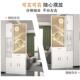 进门屏风隔断柜客厅实木艺术玻璃正对大门入户简约现代轻奢玄关柜
