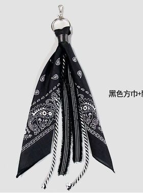 裤腰挂饰嘻哈街头腰果花方巾裤饰hiph潮人裤巾跳舞街舞飘带骑