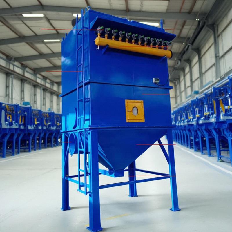 布袋除尘器中央除尘环保设备锅炉木工车间仓顶粉尘收集器工业除尘