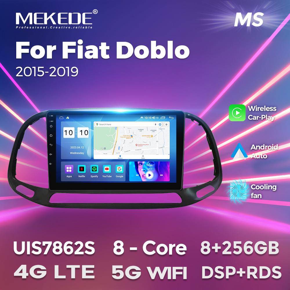 适用于FiatDoblo2015-2019菲亚特多宝车载中控之安卓智能导航仪