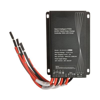 EH系列太阳能控制器LED防水IP68pwm市电互补太阳能路灯控制器15A