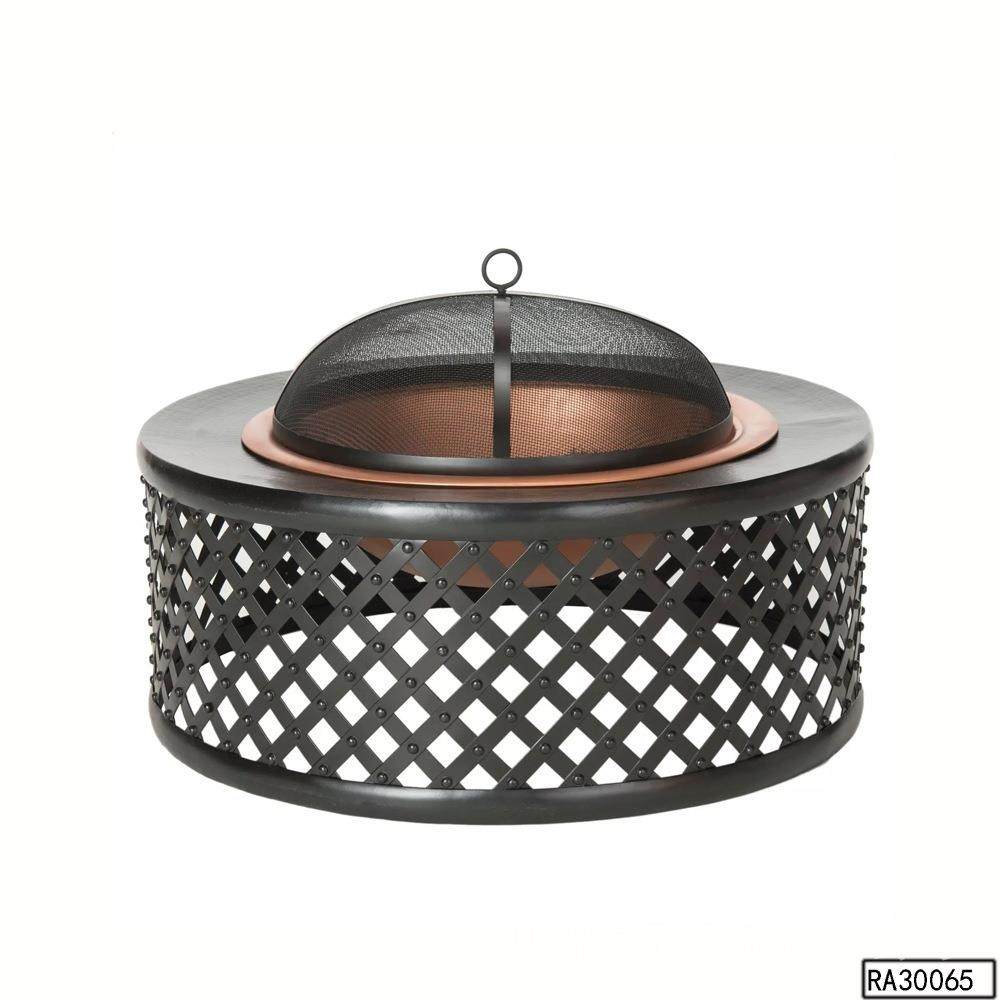 庭院烤火炉户外取暖盆柴火炉菱格纹庭院烧烤多用取暖炉篝火柴火盆,家装灯饰光源,其它灯具灯饰,淘宝优惠券,粉丝福利购,淘宝优惠卷