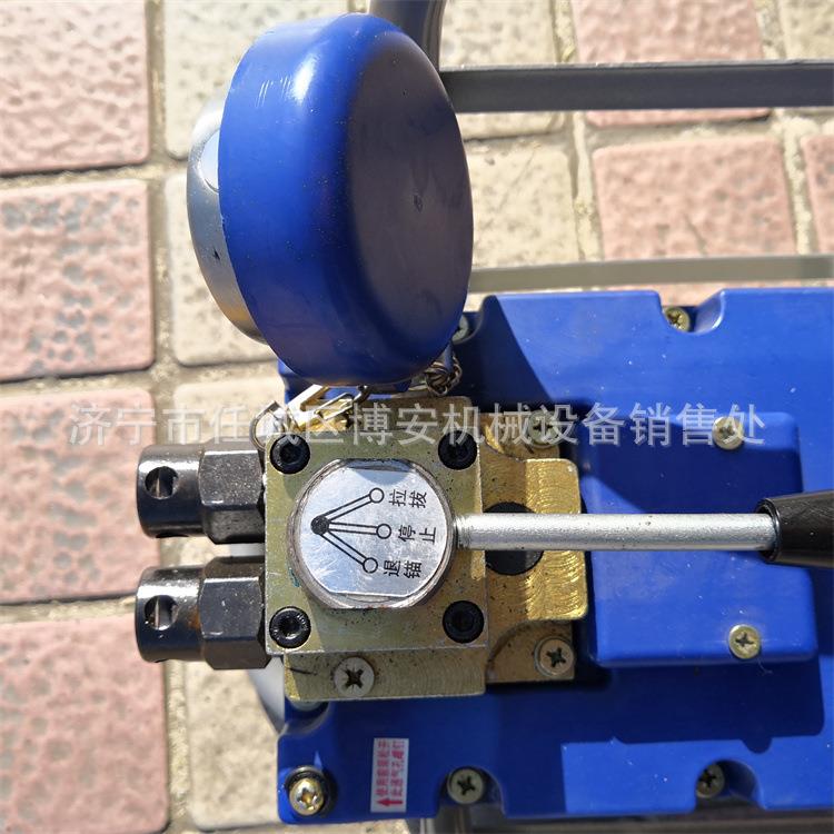 QYB55铁壳气动泵矿用锚索张拉机具气动泵气动高压泵铁壳液压泵