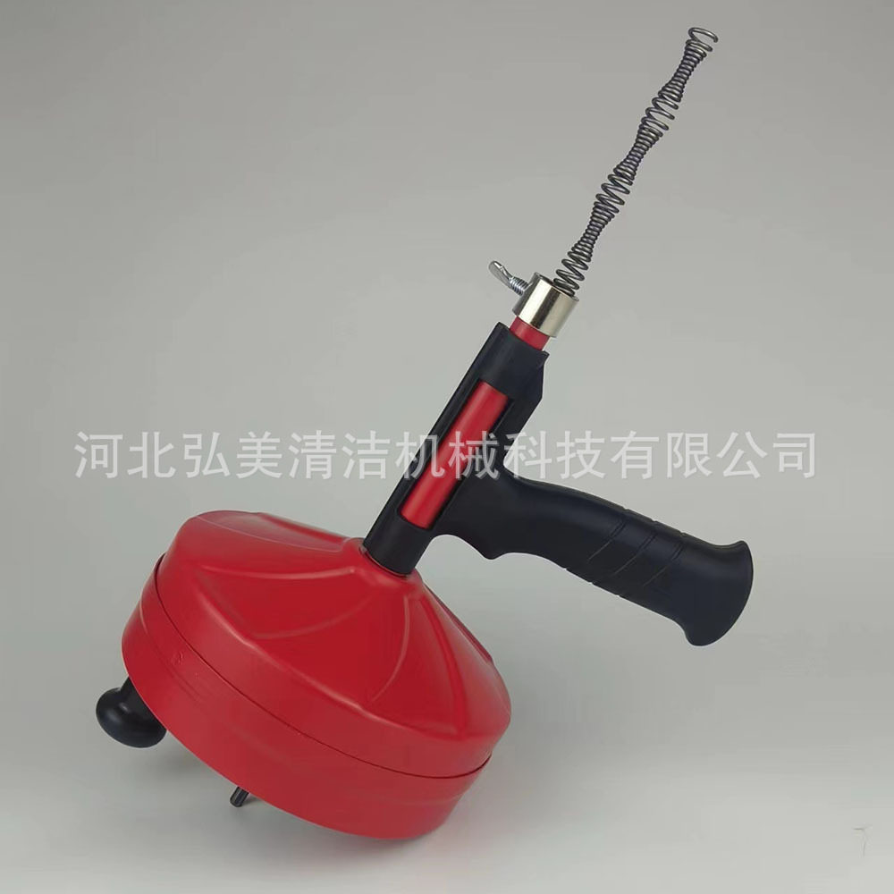 管道疏通器厂家管道疏通器电动手摇两用钢丝浴室下水道疏通器
