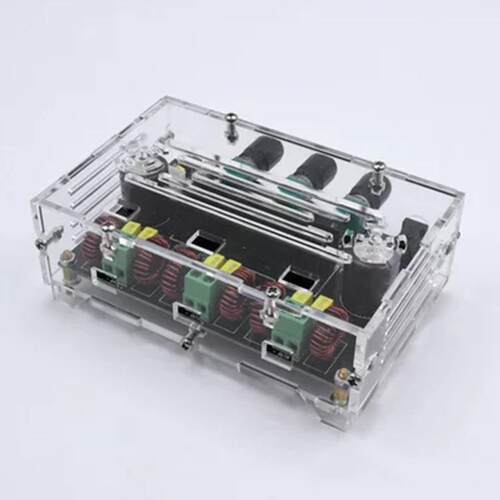 XH-M574水晶外壳大功率2.1声道TPA3116D2数字功放板80W+80W+100W