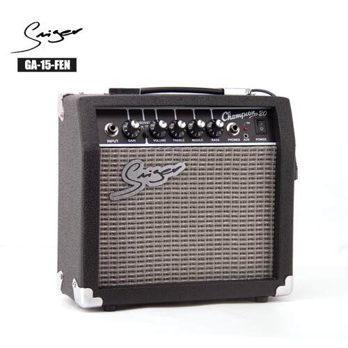 迷你乐器音箱15W电吉他音响便携guitaramplifier