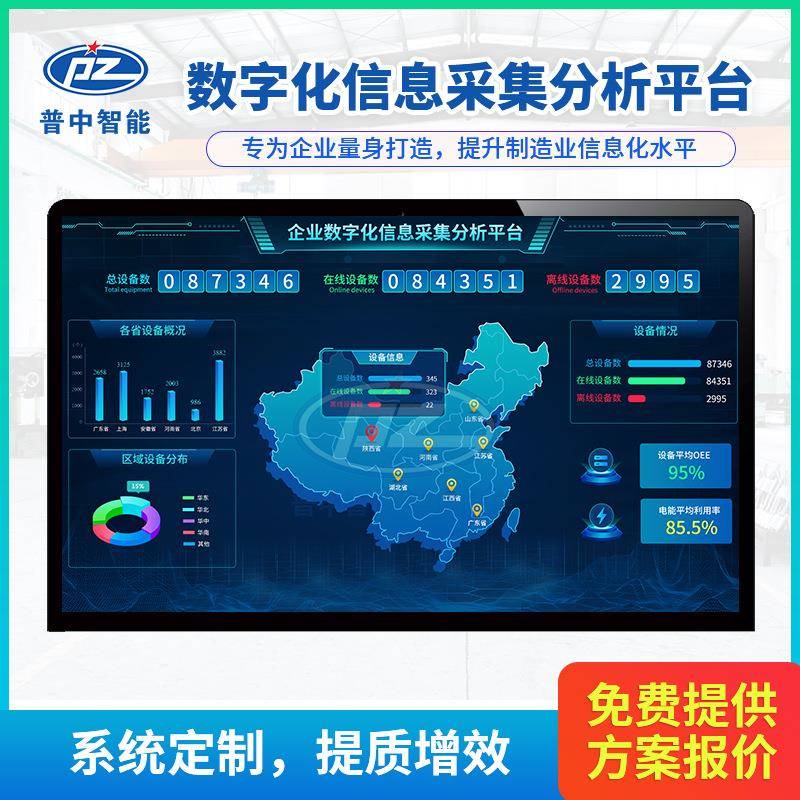 生产管理数字化系统看板车间安灯呼叫mes液晶电子显示屏