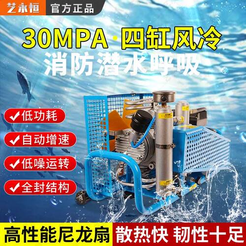 潜水空气呼吸器高压充气泵30mpa潜水打气机20mpa消防充气机25mpa