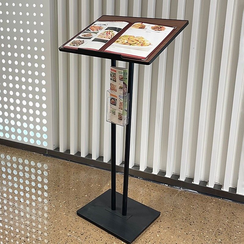 菜单展示牌酒店展示架菜谱翻页立式水牌售楼部合同公示架餐厅门口