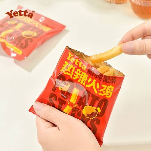 Yetta香脆原切薯条解馋健康零食土豆条休闲即食蜂蜜黄油清茶茉莉