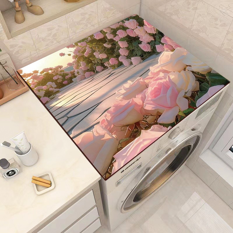 全自动洗衣机盖垫家用吸水防滑居家保护冰箱通用精品家居适用耐用