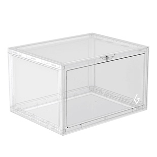 G款-GOTO鞋盒AJ球鞋收纳透明侧开防氧化网红收藏鞋墙磁吸防尘家用