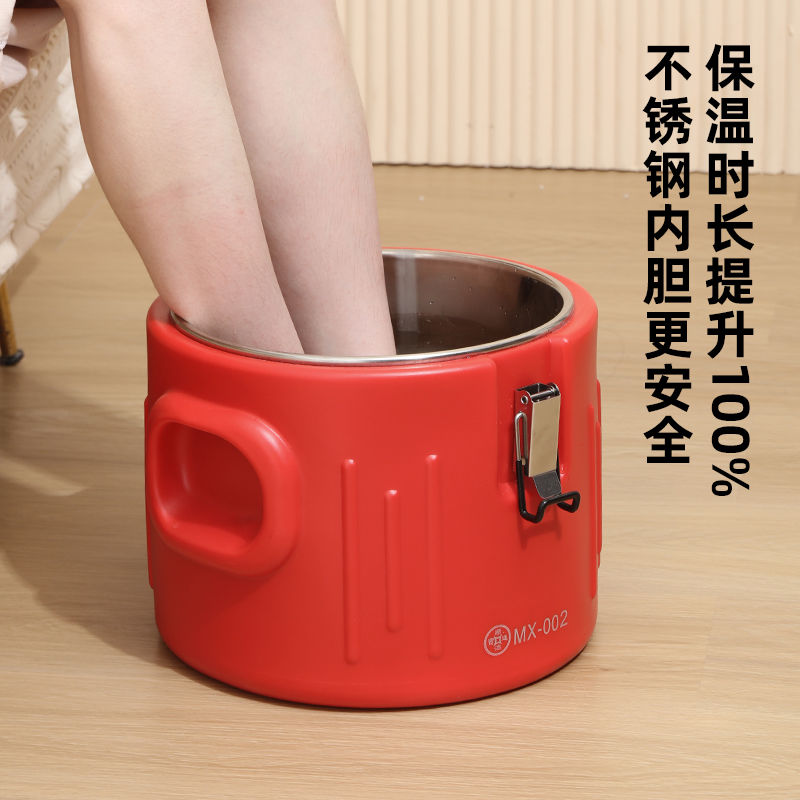 泡脚桶食堂专用不锈钢饭桶大容量月子桶保温桶超长保温