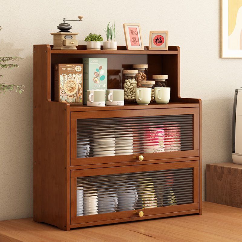 茶水柜小茶柜加宽餐边柜客厅复古置物架办公室茶叶柜收纳储物柜子