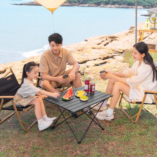 【原始人十字桌】c露营桌椅户外折叠桌子蛋卷桌野餐用品椅子便携