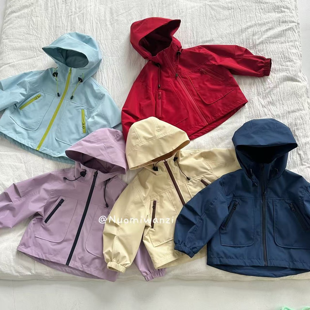 【户外计划】2025秋款登山服撞色防水拉链冲锋衣（秋款）WZJ-2555