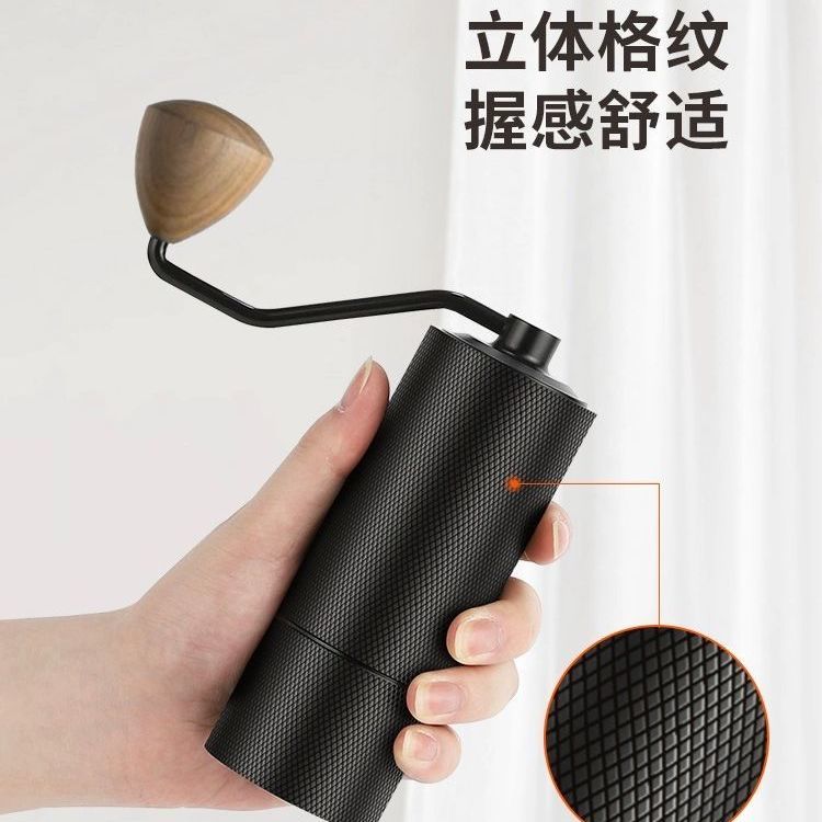 家用手冲意式咖啡研磨摩卡一体现磨手动不锈钢CNC手摇咖啡磨豆机